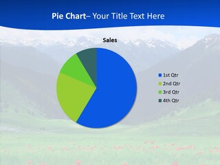 Outdoors Landscape Flour PowerPoint Template