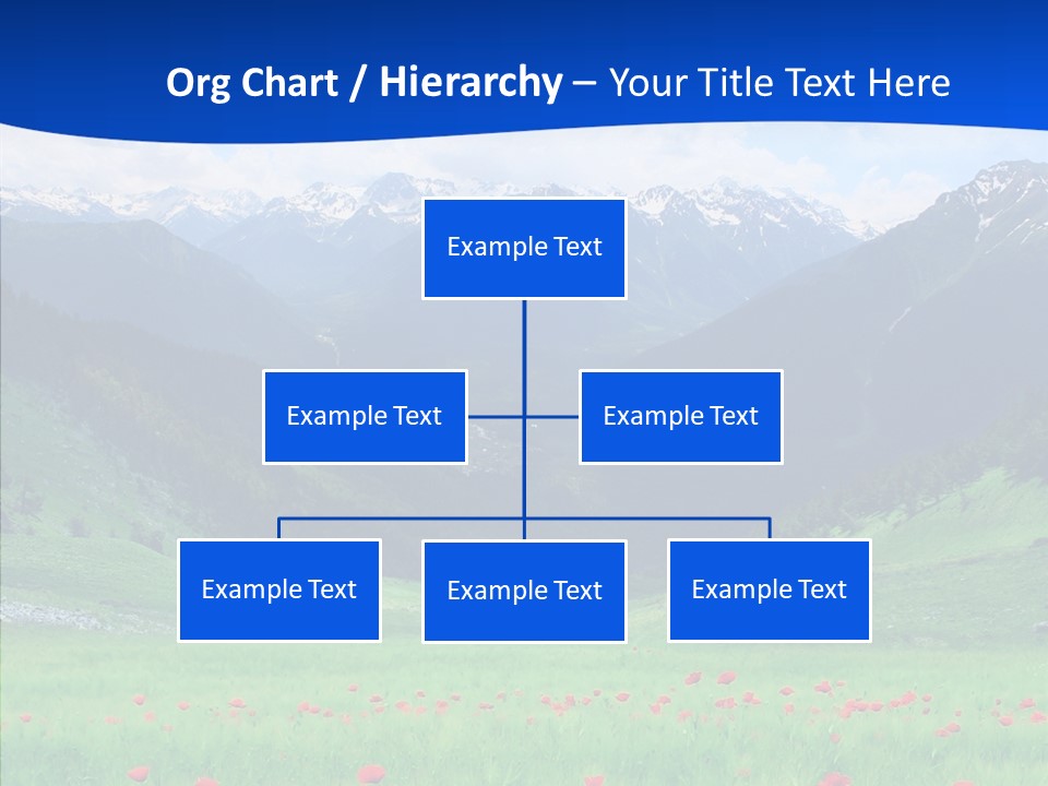 Outdoors Landscape Flour PowerPoint Template