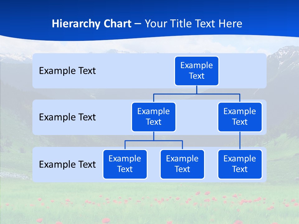 Outdoors Landscape Flour PowerPoint Template