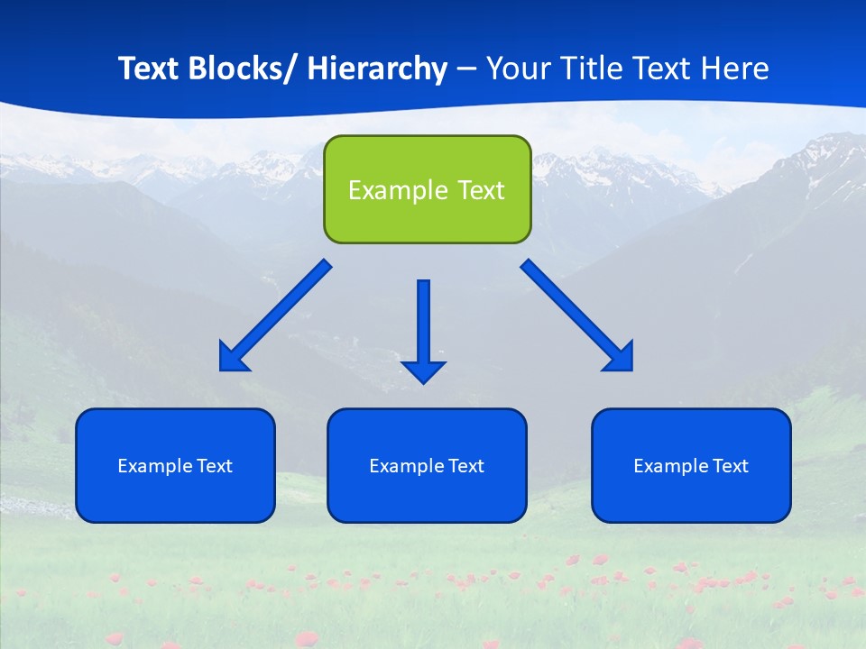 Outdoors Landscape Flour PowerPoint Template