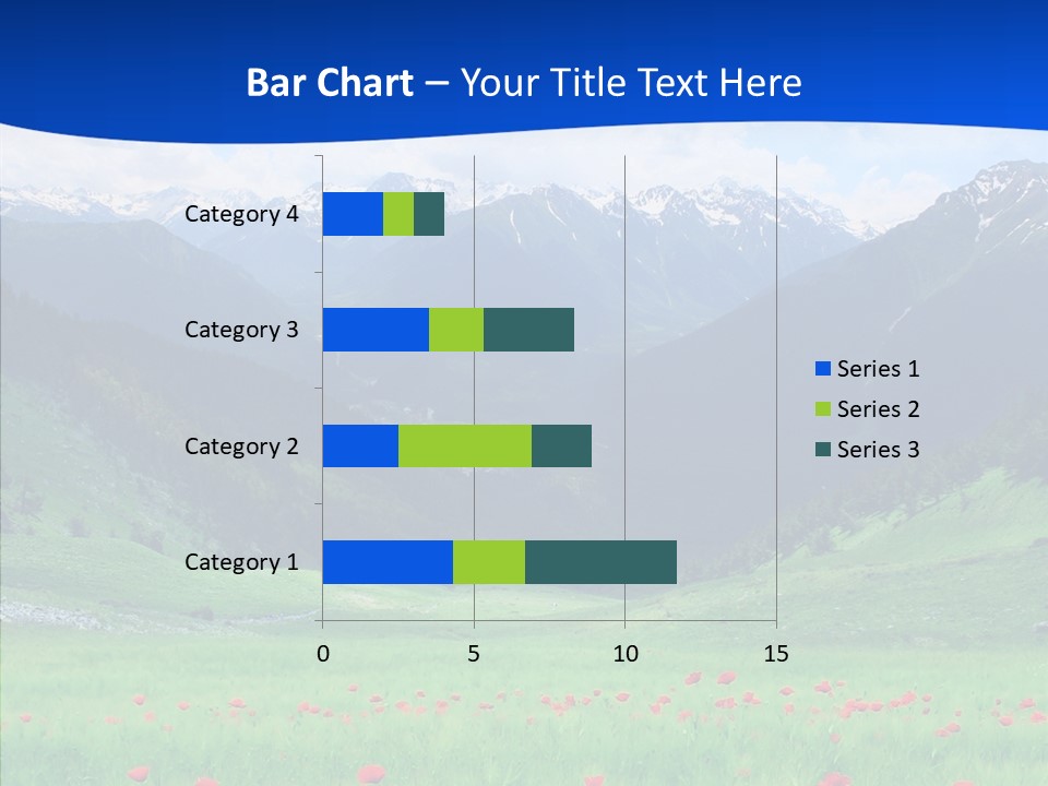 Outdoors Landscape Flour PowerPoint Template