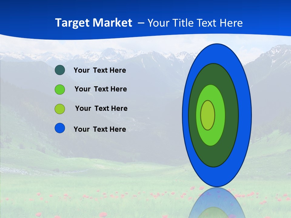 Outdoors Landscape Flour PowerPoint Template