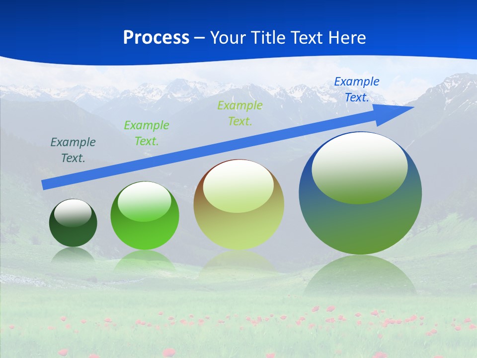 Outdoors Landscape Flour PowerPoint Template
