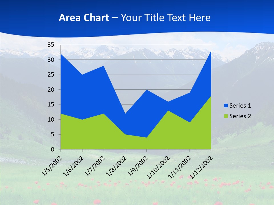 Outdoors Landscape Flour PowerPoint Template