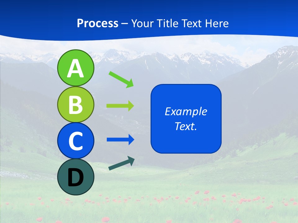 Outdoors Landscape Flour PowerPoint Template