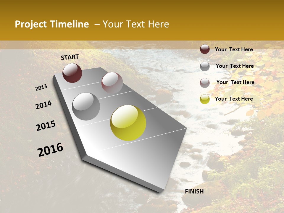 Outdoors Vista Woodland PowerPoint Template