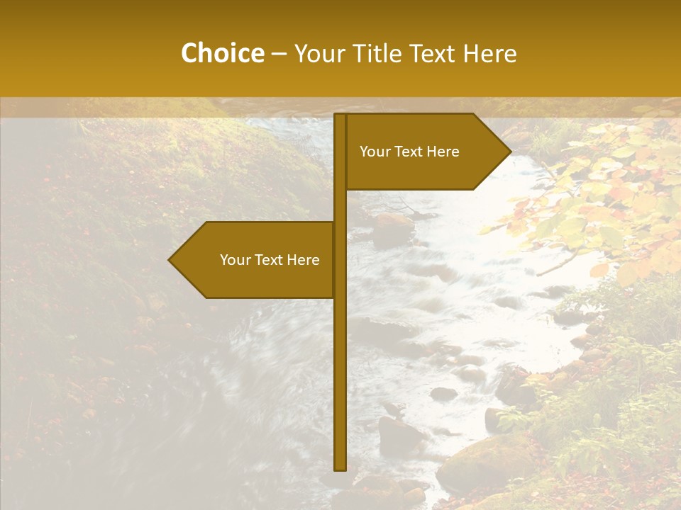 Outdoors Vista Woodland PowerPoint Template
