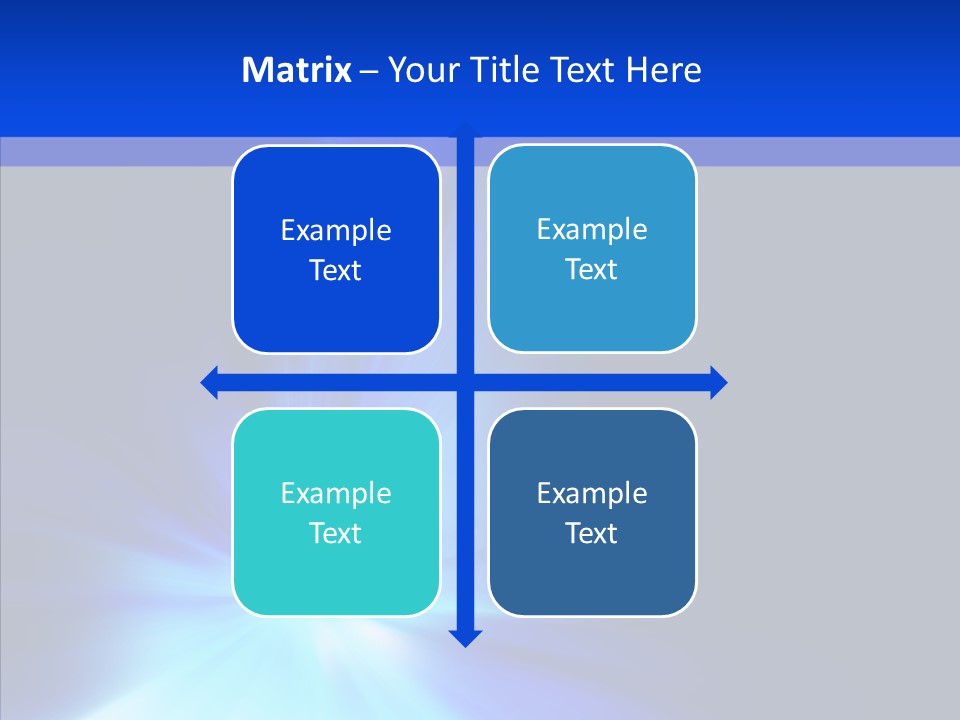 Light Backdrop Shining PowerPoint Template