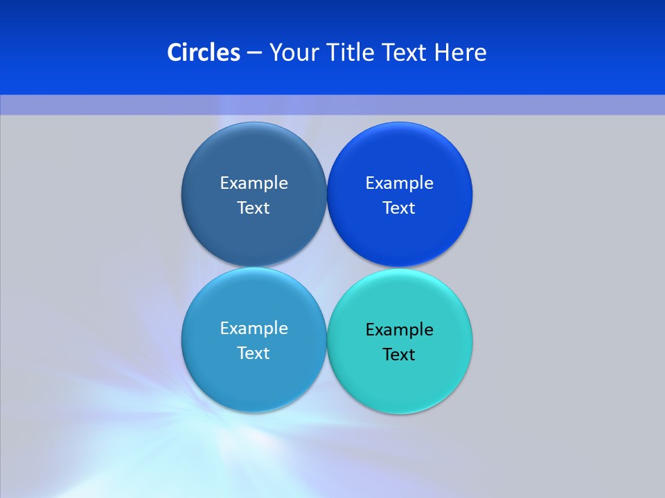 Light Backdrop Shining PowerPoint Template