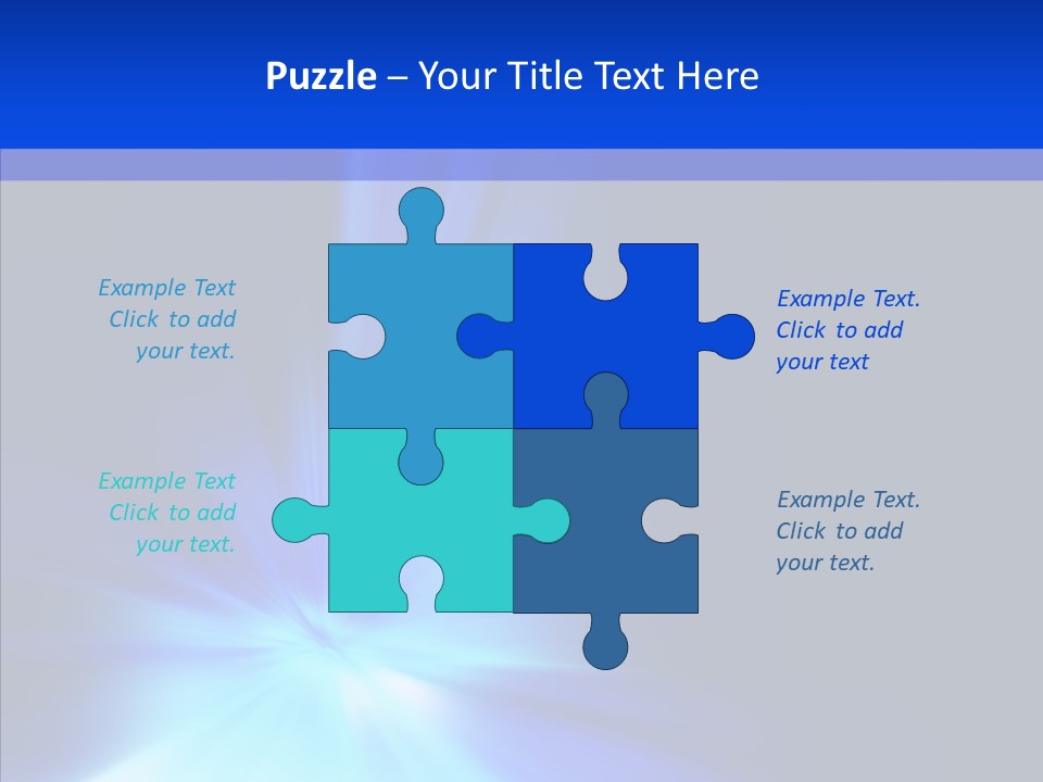 Light Backdrop Shining PowerPoint Template