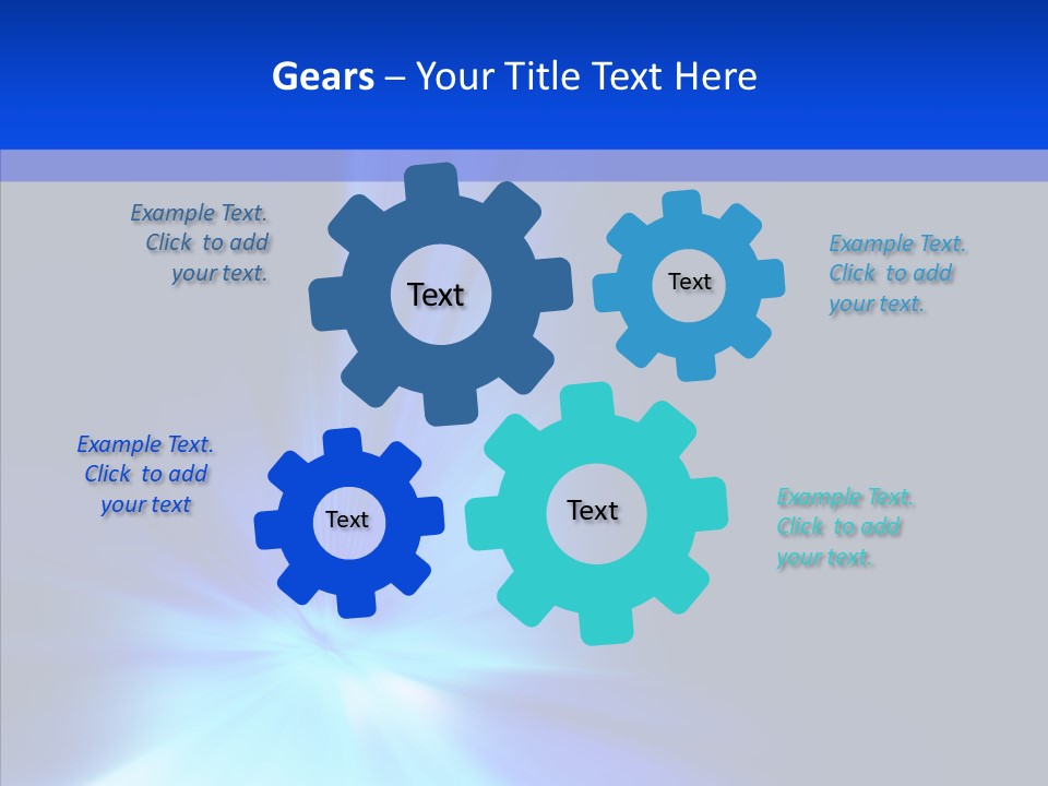 Light Backdrop Shining PowerPoint Template