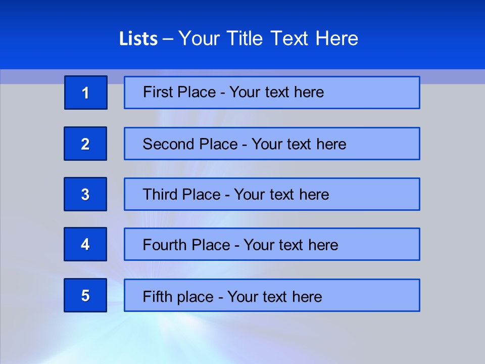 Light Backdrop Shining PowerPoint Template