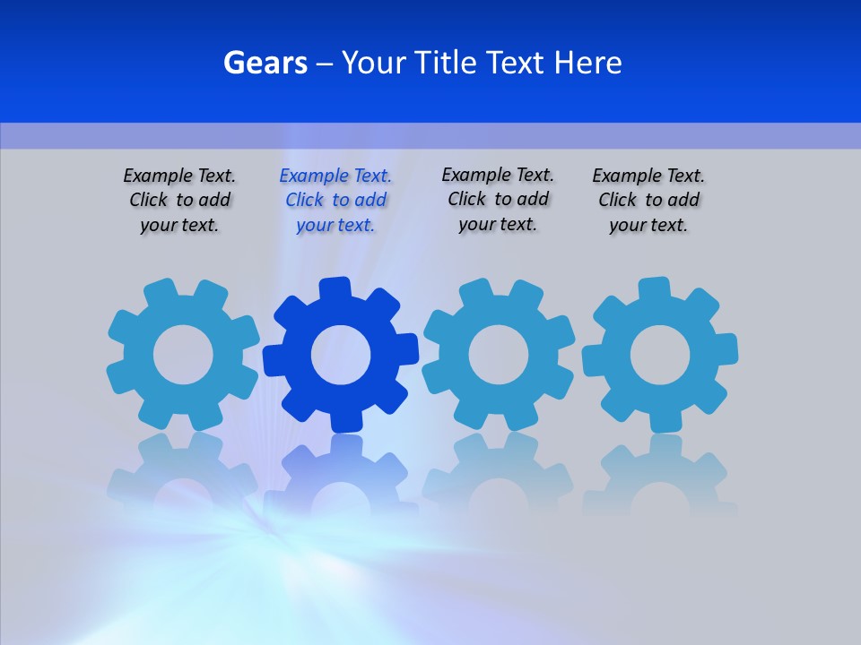 Light Backdrop Shining PowerPoint Template