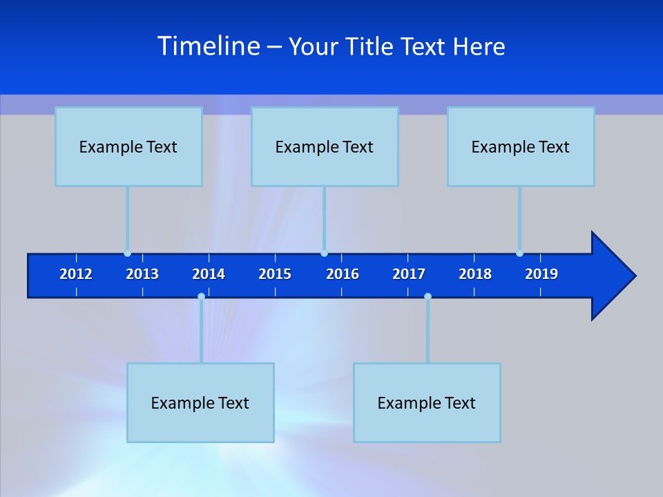 Light Backdrop Shining PowerPoint Template