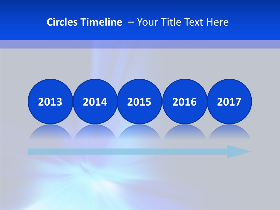 Light Backdrop Shining PowerPoint Template