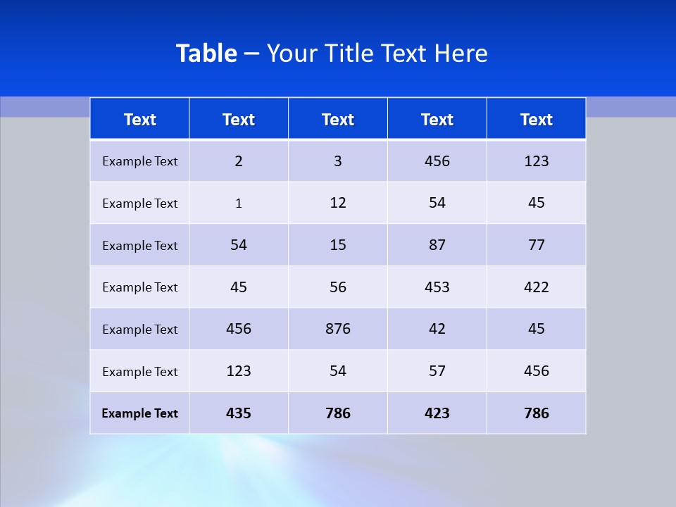 Light Backdrop Shining PowerPoint Template