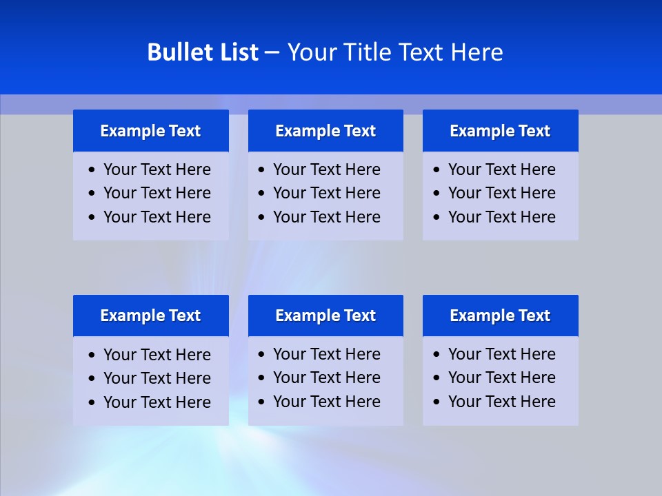 Light Backdrop Shining PowerPoint Template