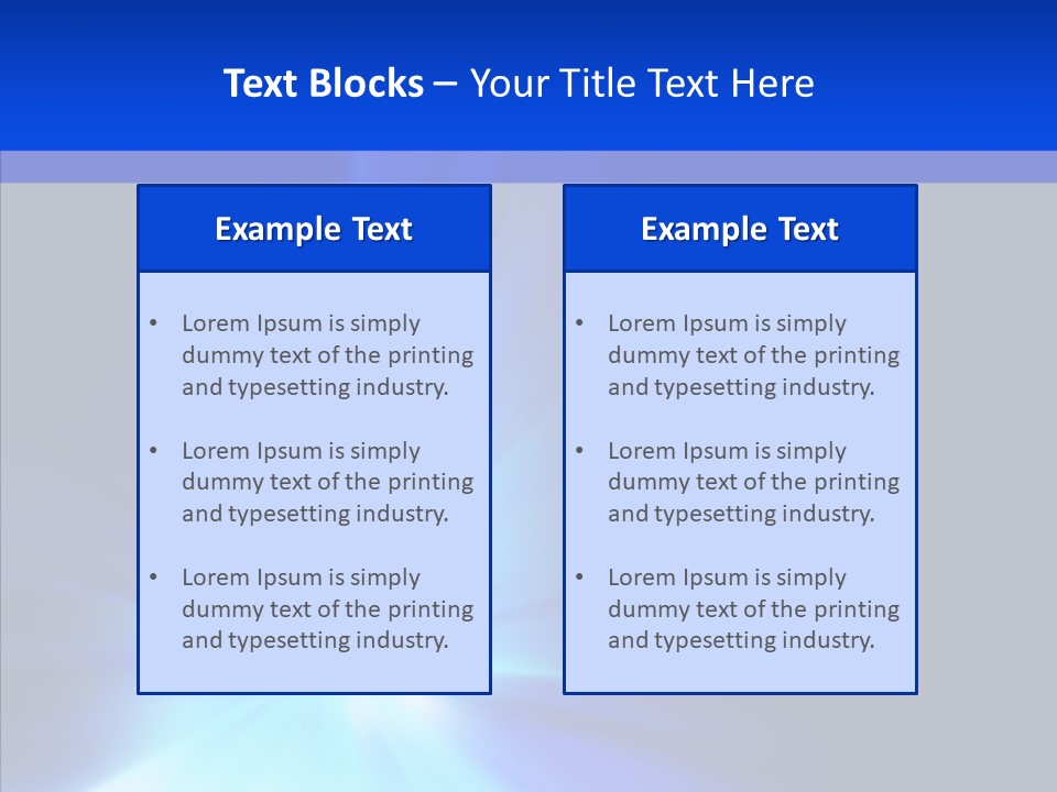 Light Backdrop Shining PowerPoint Template