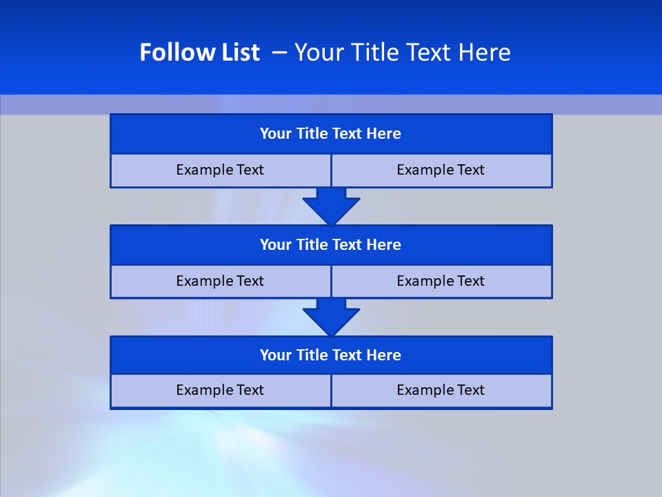 Light Backdrop Shining PowerPoint Template