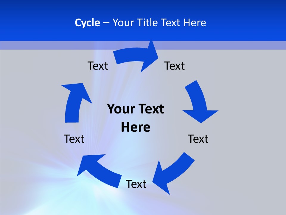 Light Backdrop Shining PowerPoint Template