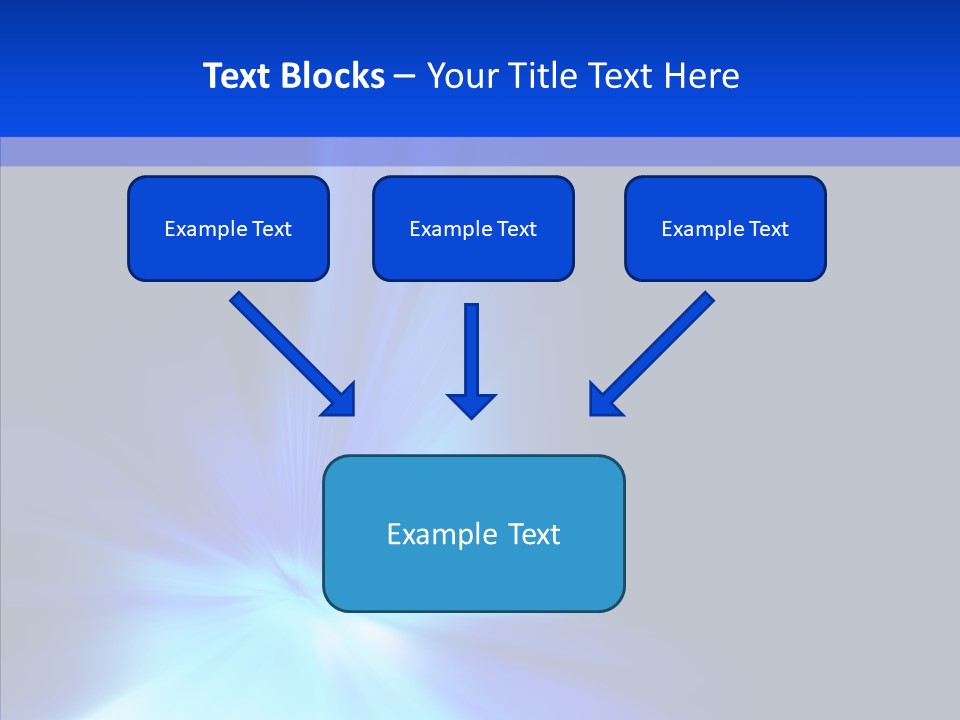 Light Backdrop Shining PowerPoint Template