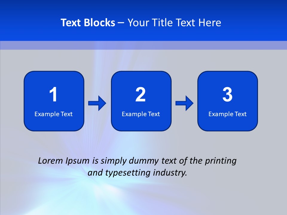 Light Backdrop Shining PowerPoint Template