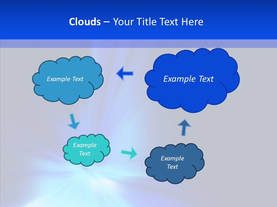 Light Backdrop Shining PowerPoint Template