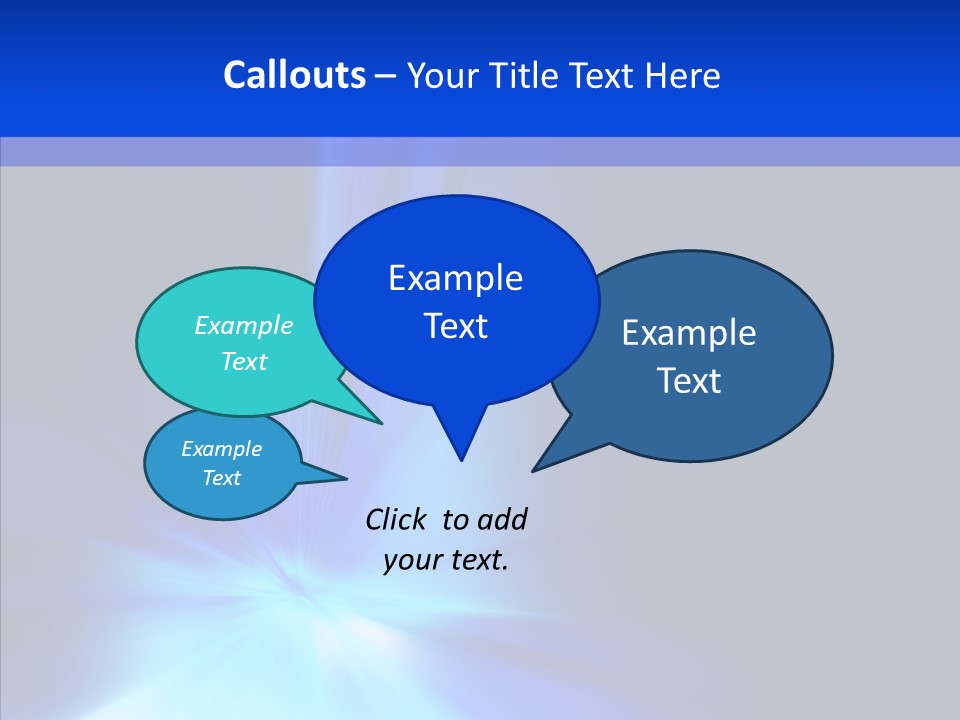 Light Backdrop Shining PowerPoint Template