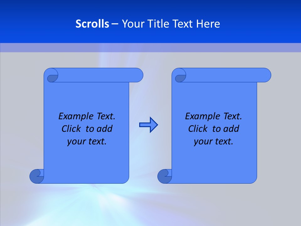 Light Backdrop Shining PowerPoint Template