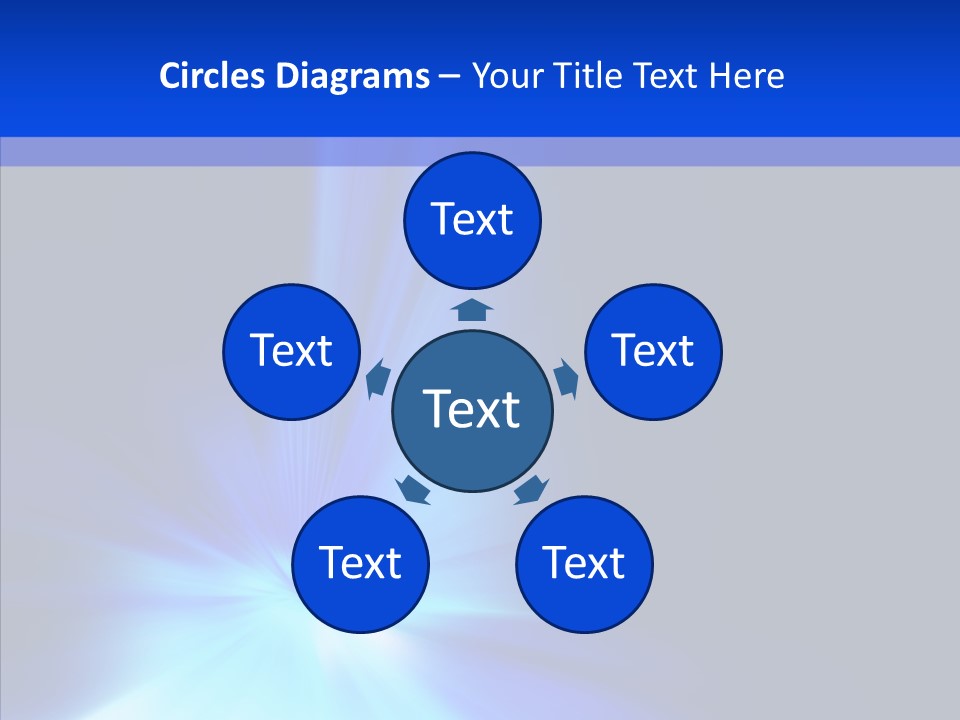 Light Backdrop Shining PowerPoint Template