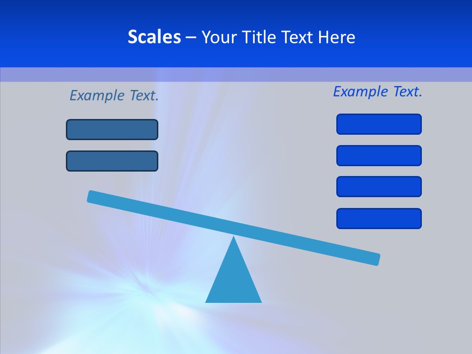 Light Backdrop Shining PowerPoint Template