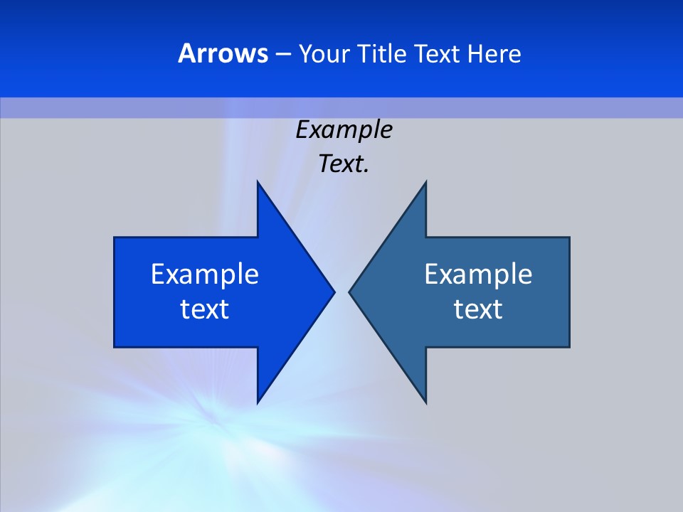 Light Backdrop Shining PowerPoint Template
