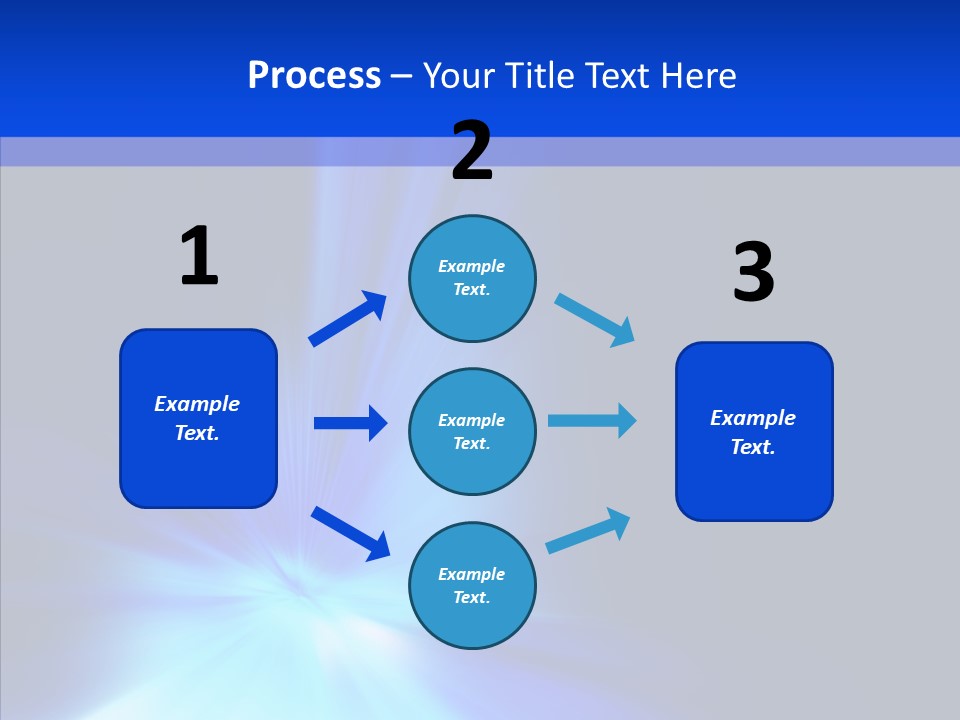 Light Backdrop Shining PowerPoint Template
