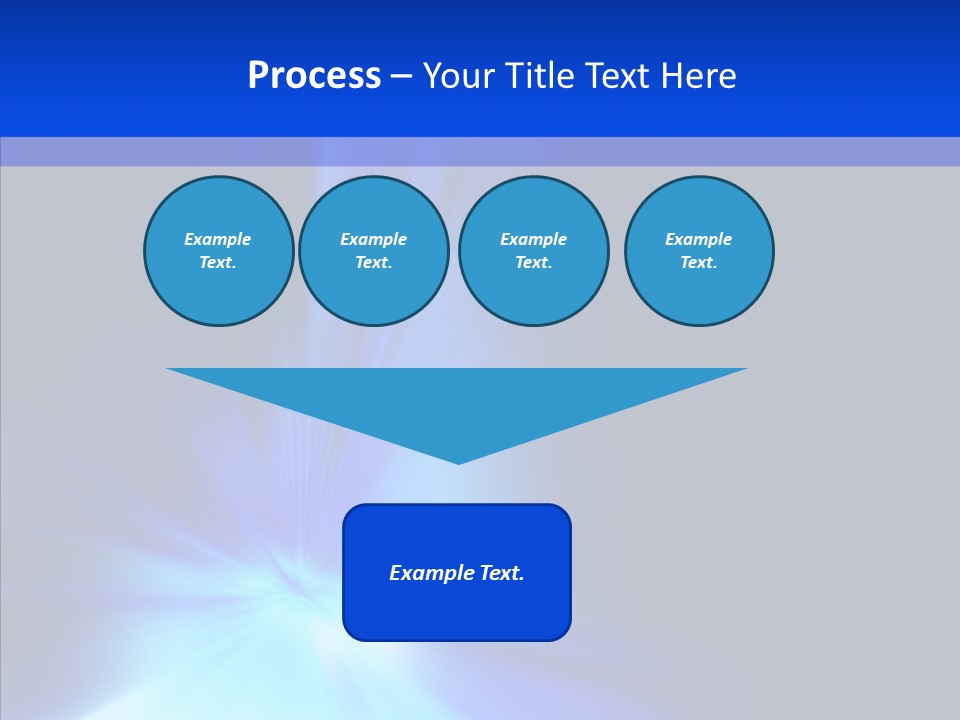 Light Backdrop Shining PowerPoint Template