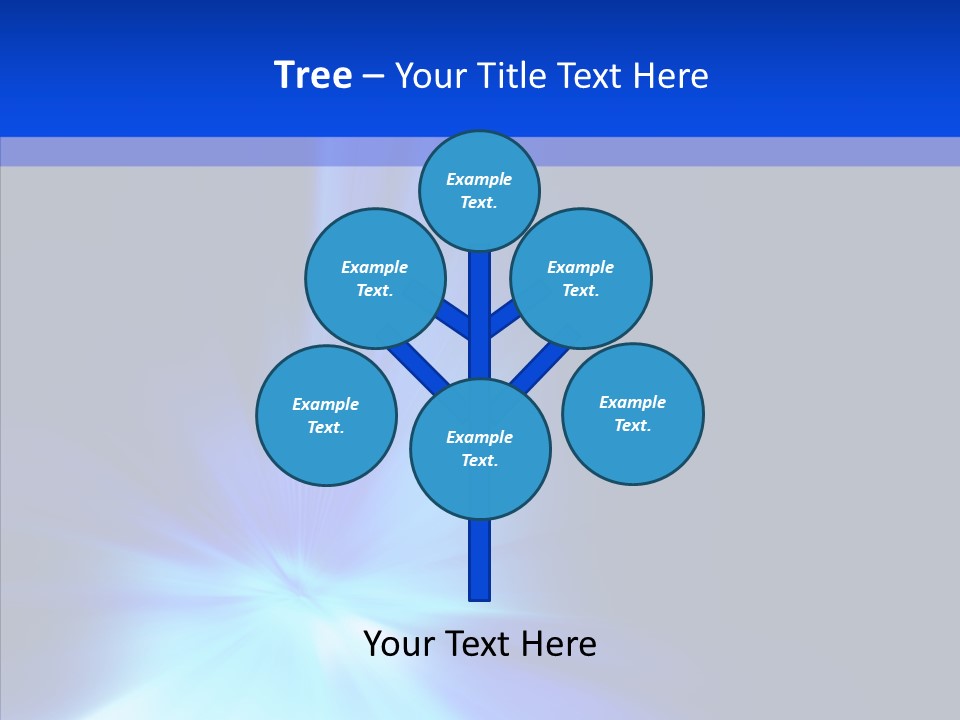 Light Backdrop Shining PowerPoint Template