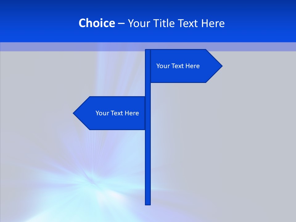 Light Backdrop Shining PowerPoint Template