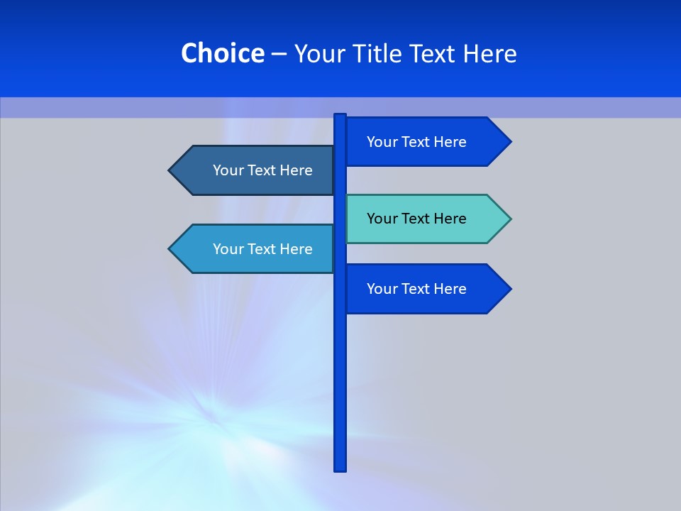Light Backdrop Shining PowerPoint Template