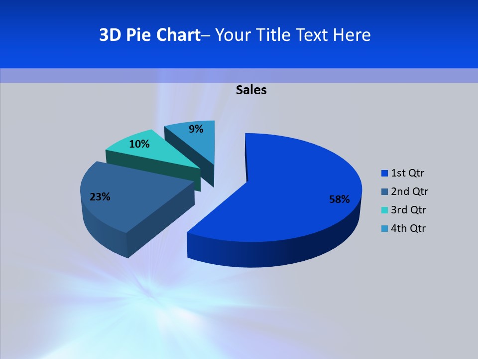 Light Backdrop Shining PowerPoint Template