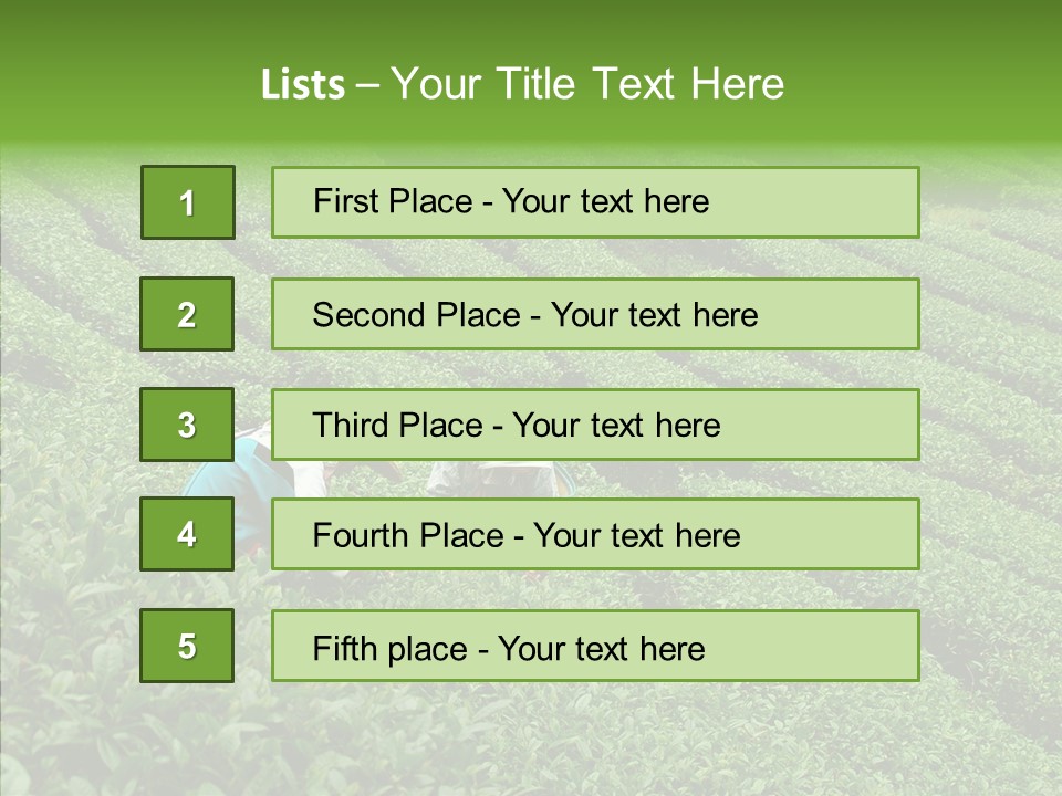 Nature Pluck China PowerPoint Template