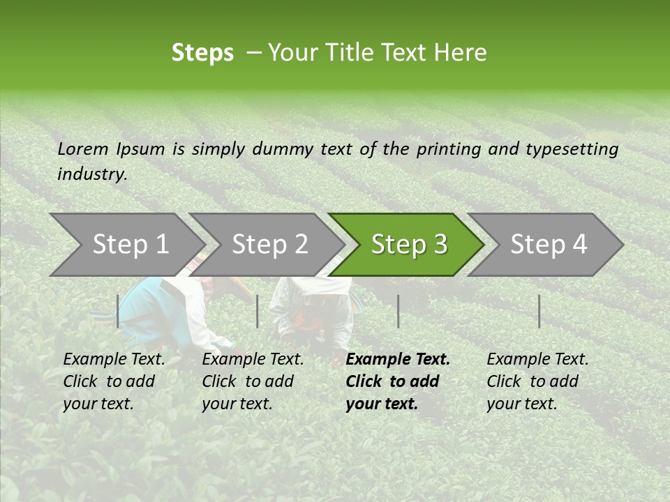 Nature Pluck China PowerPoint Template