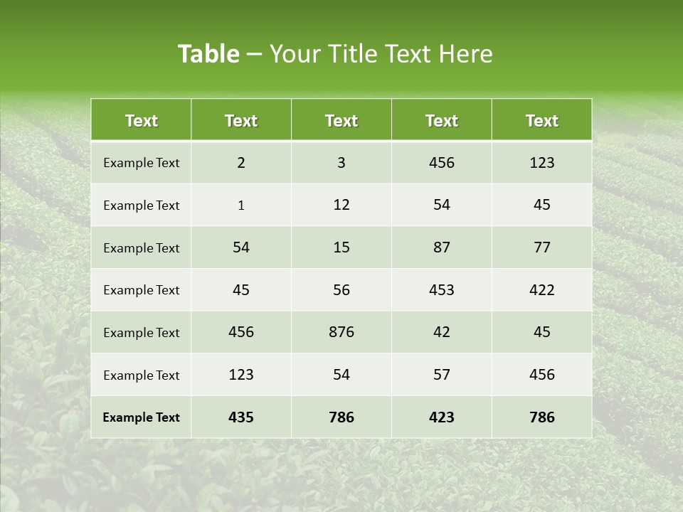 Nature Pluck China PowerPoint Template