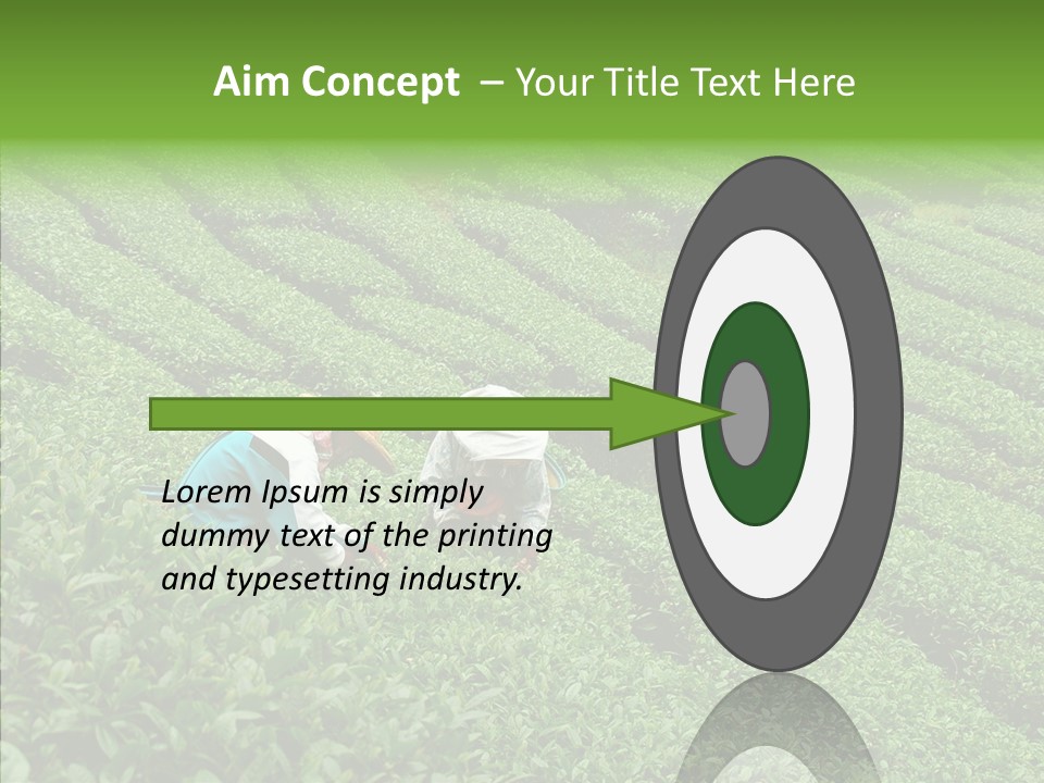 Nature Pluck China PowerPoint Template