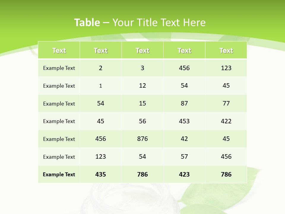 Hygiene Dermatologist Creamy PowerPoint Template