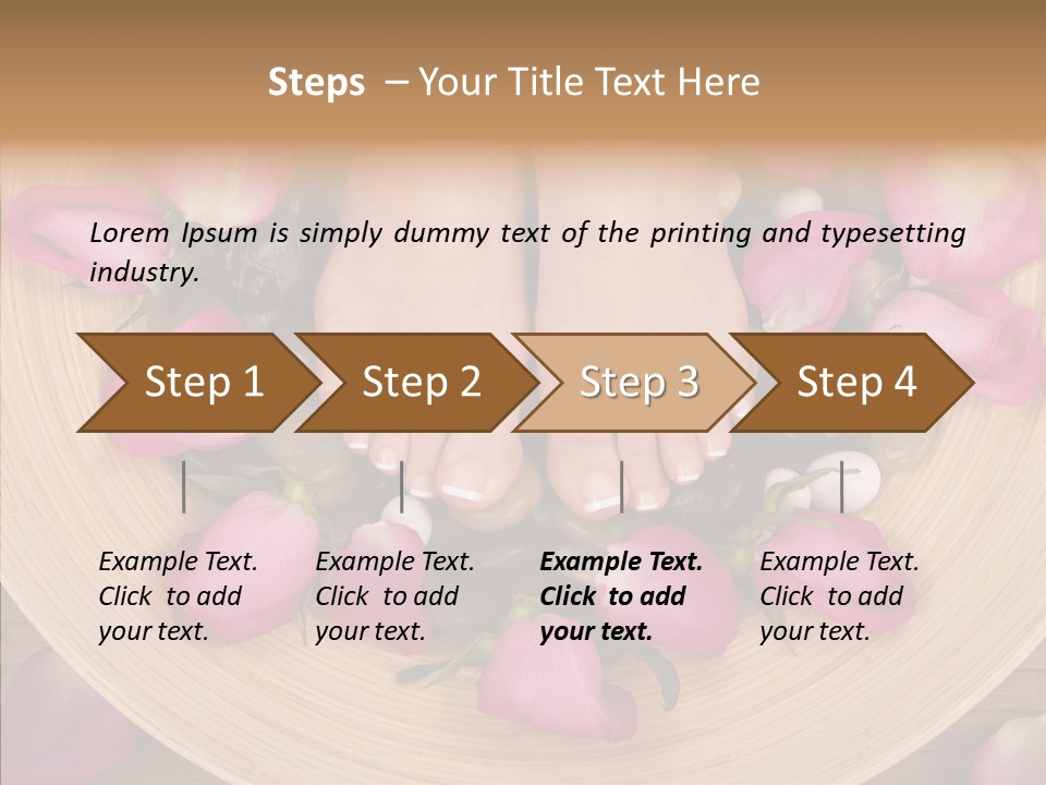 Women Bare Botanical PowerPoint Template