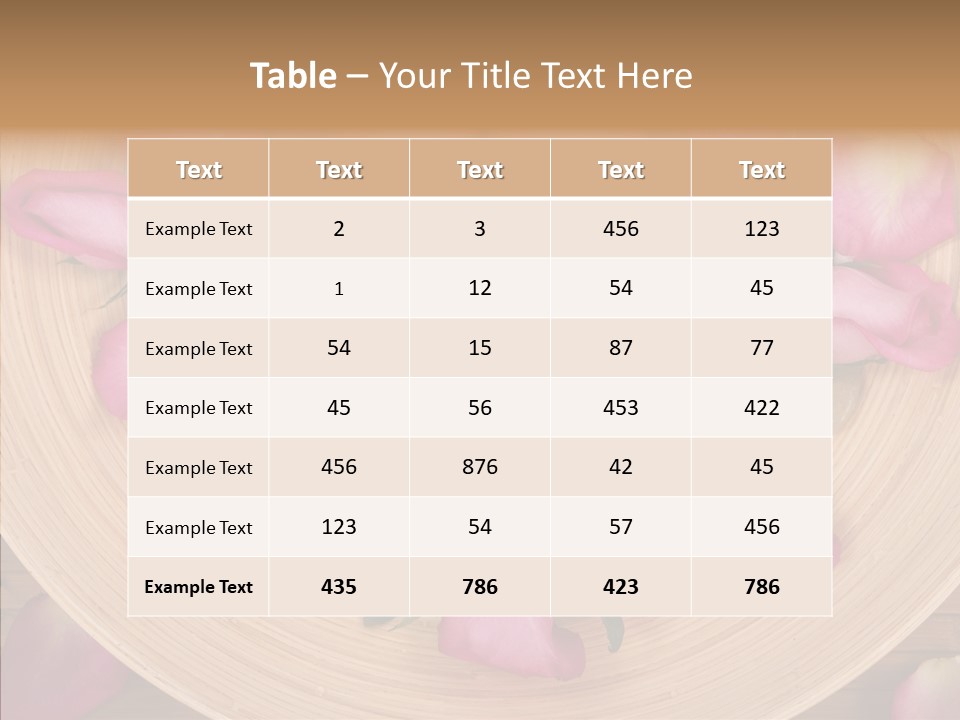 Women Bare Botanical PowerPoint Template