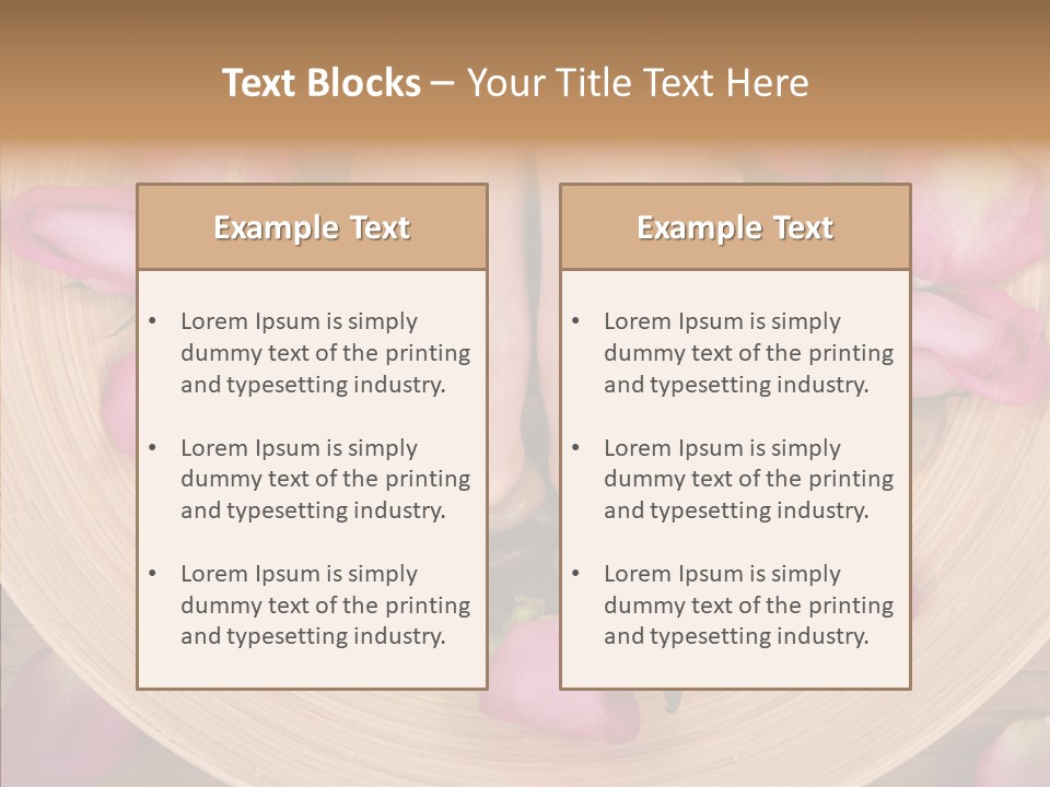 Women Bare Botanical PowerPoint Template