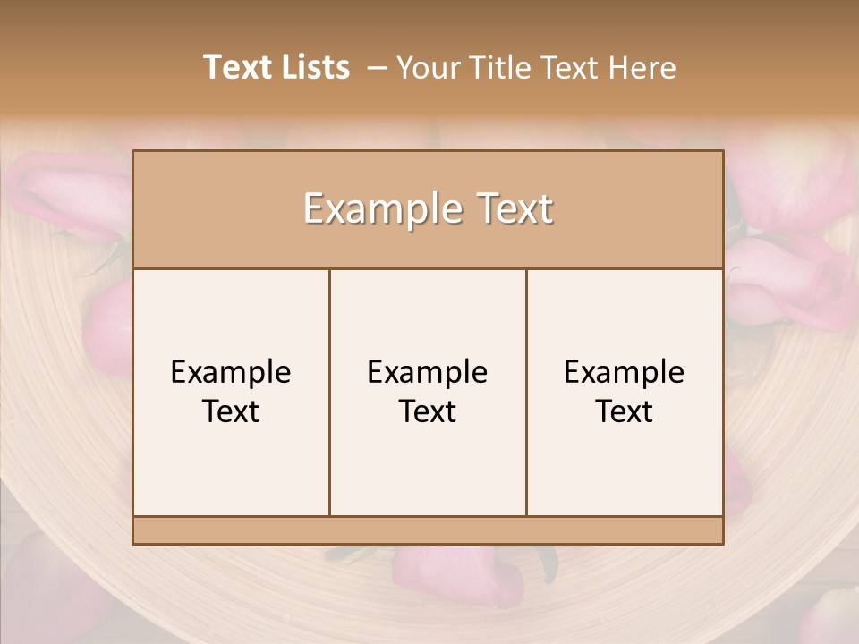 Women Bare Botanical PowerPoint Template