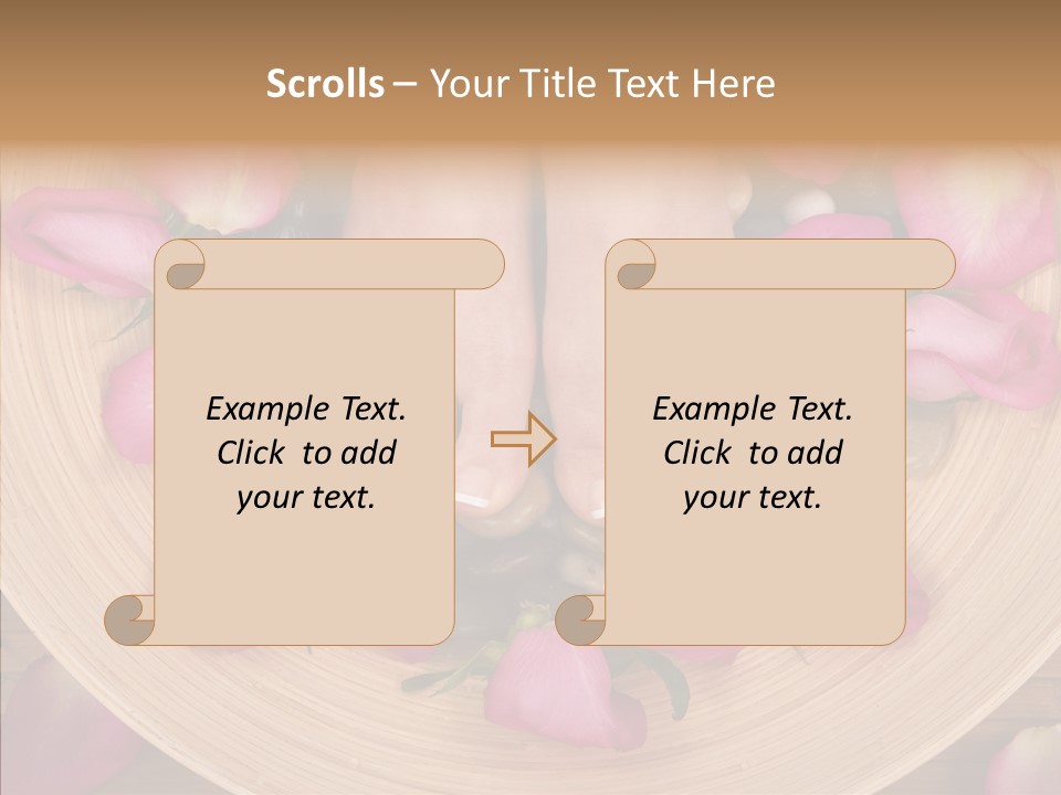 Women Bare Botanical PowerPoint Template