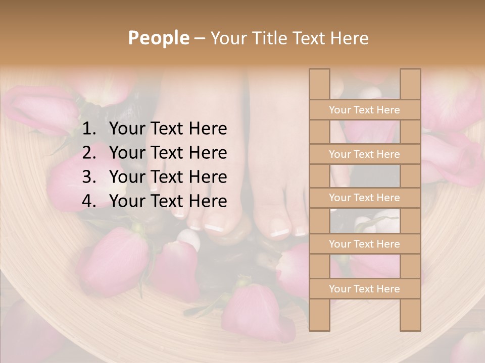 Women Bare Botanical PowerPoint Template