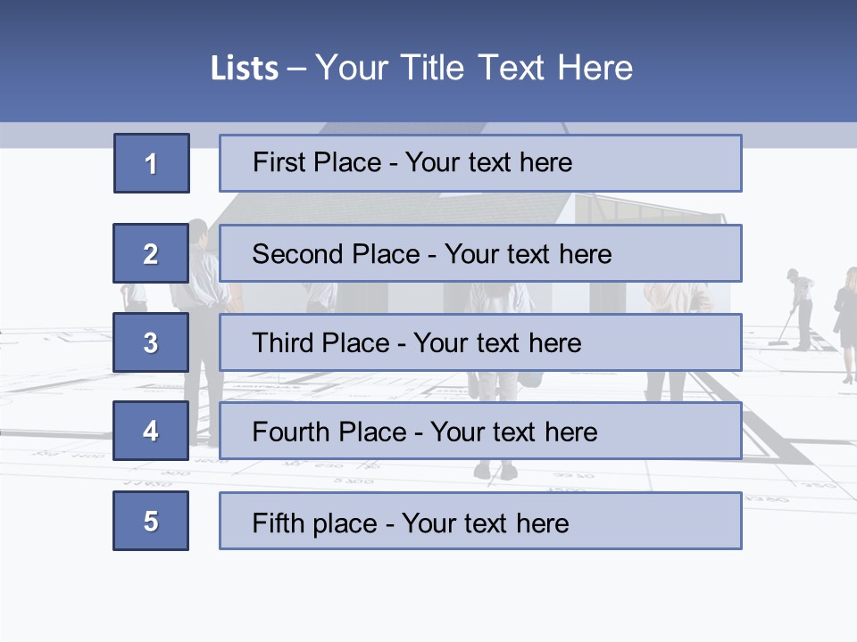 Abstract Architecture Maquette PowerPoint Template